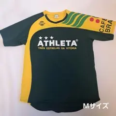 ATHLETA　アスレタ　黄色　緑　半袖　プラシャツ　Mサイズ