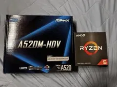 ASRock A520M-HDV + Ryzen 5 5500