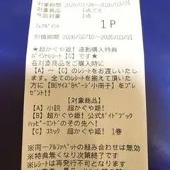 超かぐや姫！ アニメイト連動購入特典 リーフレット 小冊子 ポイント C