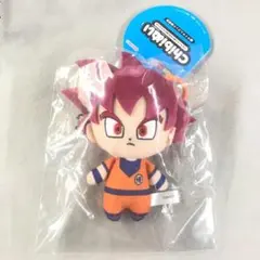 ドラゴンボール プラフックつきchibiぬいマスコット 超サイヤ人ゴッド孫悟空