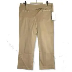 ZARA BASIC クロップドパンツ　ストレッチ　ローライズ　ベージュ　春夏