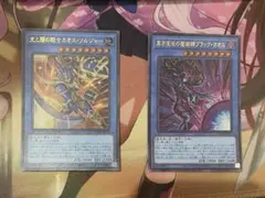 【匿名配送】黒き混沌の魔術師ブラック•カオス　光と闇の戦士カオス•ソルジャーのサムネイル