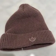アディダス　オリジナルス　ブラウン　ニット帽・ビーニー　新品