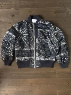 sacai dr.woo ペイズリー柄　サイズ1 20-02329M