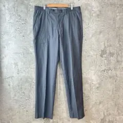 ユニクロ ♡ メンズ スラックス　チャコールグレー　センタープレス　L 春　秋