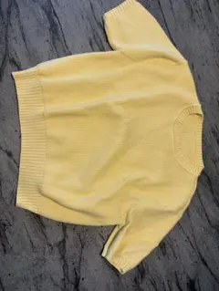 GRL イエロー 半袖セーター