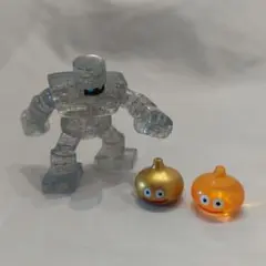 ドラクエ クリスタルフィギュア ストーンマンラメver.とスライム2点