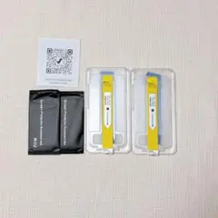 iPhone 12/ 12 Pro 用 ガラスフィルム 2枚セット ガイド枠付き