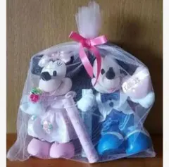 電報ぬいぐるみ　ディズニー　ミッキー　ミニー　ウエディング　結婚式