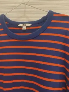 ボーダーロングカットソー　UNIQLO L size