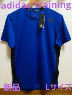 最終値下げ。adidas トレーニングウェア ブルー Tシャツ L