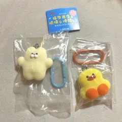 ガチャガチャ 猫原商店の愉快な仲間たち マスコットフィギュア ふくねこ　あひる