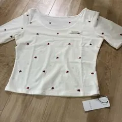 新品　ココディール　エンブロイダリーロゴＴシャツ　サイズ2のサムネイル