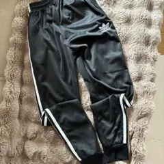 adidas ブラック ジャージパンツ Lサイズ
