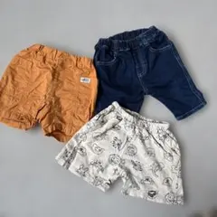 80cm ショートパンツ デニム 2点セット F.O.KIDS branshesのサムネイル