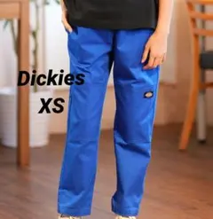 美品 Dickies ダブルニーシェフパンツ ブルー 青 XS ムラスポ限定