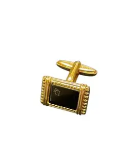 Christian Dior ゴールド ブラック カフリンクス 02