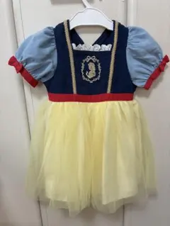 白雪姫　スノーホワイト風 半袖ドレス 95cm ハロウィン　仮装　バースデイ