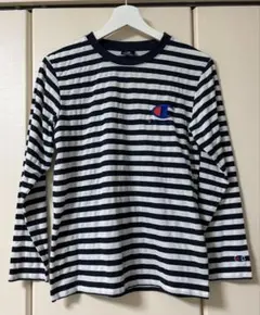 160サイズ　チャンピオン　Champion ボーダー柄 長袖Tシャツ　ロンT