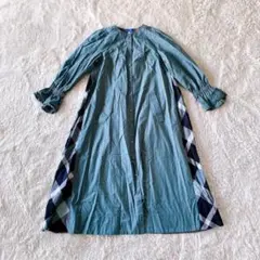 77235★BLUE LABEL CRESTBRIDGE チェック柄ワンピース 77235☆BLUE LABEL CRESTBRIDGE チェック柄ワンピース - メルカリ