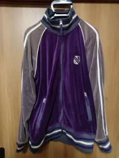 ikka 秋冬物ベロアジャージ Lサイズ パープル ユニセックス
