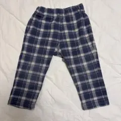 après les cours チェック柄パンツ 90