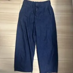 ユニクロワイドテーパードデニム