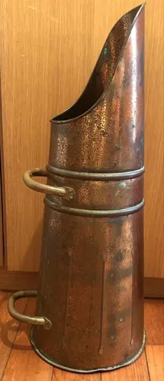 【お値下げ】銅　真鍮傘立て　イタリー製　ヴィテージ品 お値下げ】銅 真鍮傘立て イタリー製 ヴィテージ品 イタリア製