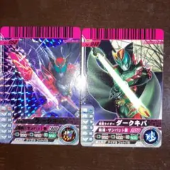 ガンバライド 　ダークキバ 【SR】 No.02-050とダークキバ06‐048