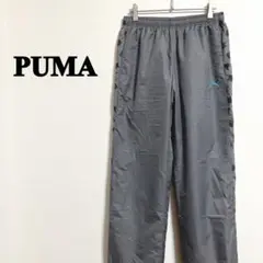 PUMA ジャージパンツ グレー　レディース　L シャカシャカパンツ　防風　運動