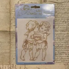 クロスステッチキット　janlynn wors of gold 天使　Love