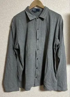 Polo Ralph Lauren グレー ボックス型長袖シャツ