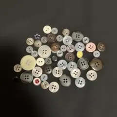 多様なデザインのボタンセット