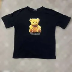 WELL DONE ベアプリント Tシャツ ブラック