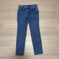 GU スキニーデニム ダークブルー 64