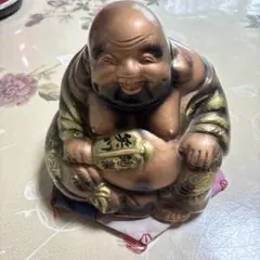 加藤工芸 福助バンク（小） 貯金箱 昭和レトロ ファンシー 縁起物