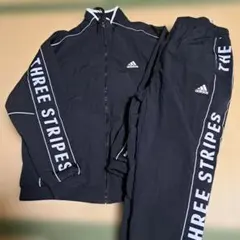 adidas ☆ナイロン ジャケット・パンツセット☆ Lサイズ【超美品】黒