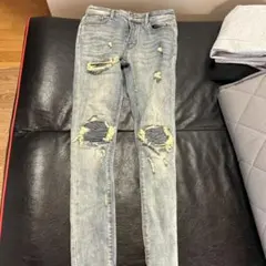 Ksubi スキニーデニム ダメージ加工 ライトブルーデニムサイズ29