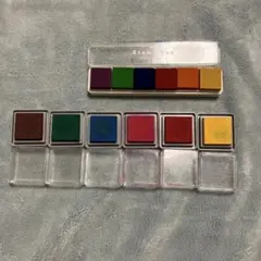 スタンプパッドセット 6色2セット