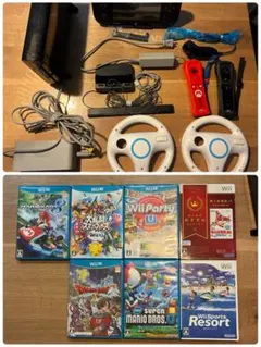 Wii U本体・付属品とゲーム7本セット