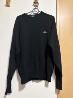 POLO culb ラルフローレン黒のクルーネックセーター　ニット　薄手のサムネイル