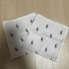 【POLO RALPH LAUREN】レディース ガーゼハンカチ ピンク 2枚組