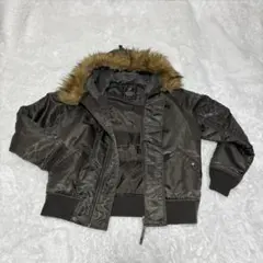 RUSH/HOUR N-2B フライトジャケット　ファー付き　サイズL