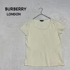 EK4007【バーバリーロンドン】Tシャツ カットソー【2】レース ワンポイント