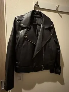 【最終値下げ】GU ブラック ライダースジャケット