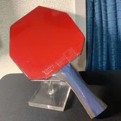 卓球　ラケット　六角形　両面　裏ソフト　ラバー　スポーツ　FL　シェーク