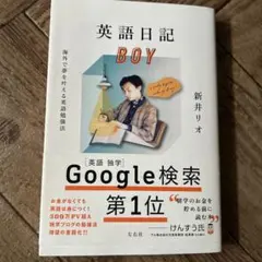 お値下げ最終処分価格　英語日記BOY 海外で夢を叶える英語勉強法　定価1700円