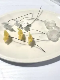 複数割有⭐︎ヴィンテージ　お花のパーツ