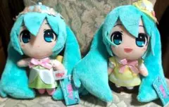 初音ミク ストラップ付きぬいぐるみ 2体