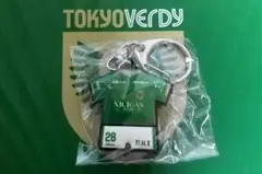 東京ヴェルディ 山本丈偉 ユニフォーム型 ぷっくりラバーキーホルダー　28番